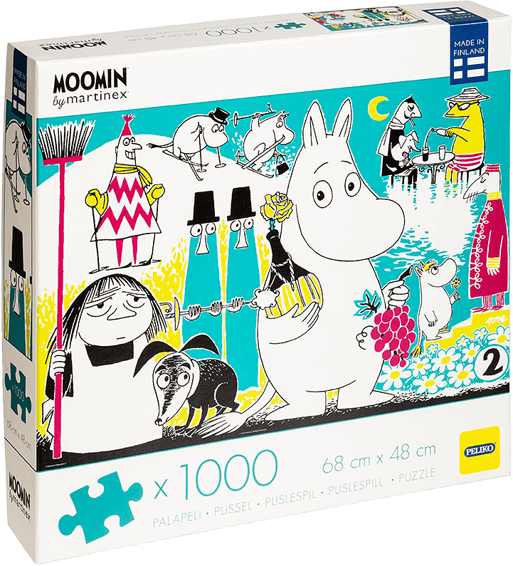 MUMIN 1000 PUSSEL COMICBOOK COVER 2