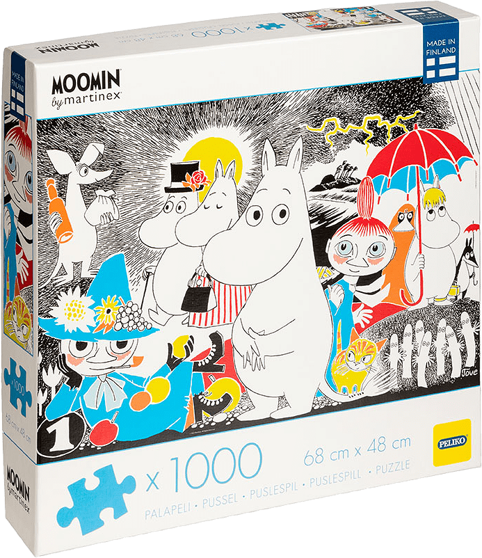 MUMIN 1000 PUSSEL COMICBOOK COVER 1