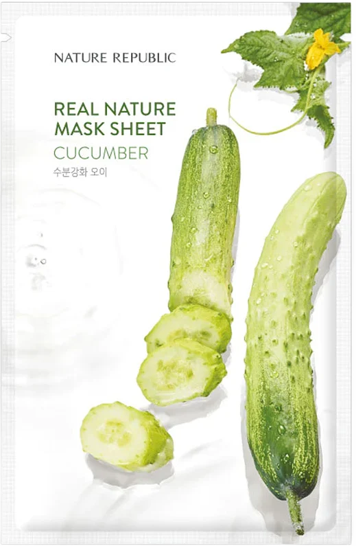 Real Nature Cucumber Mask Sheet Rr