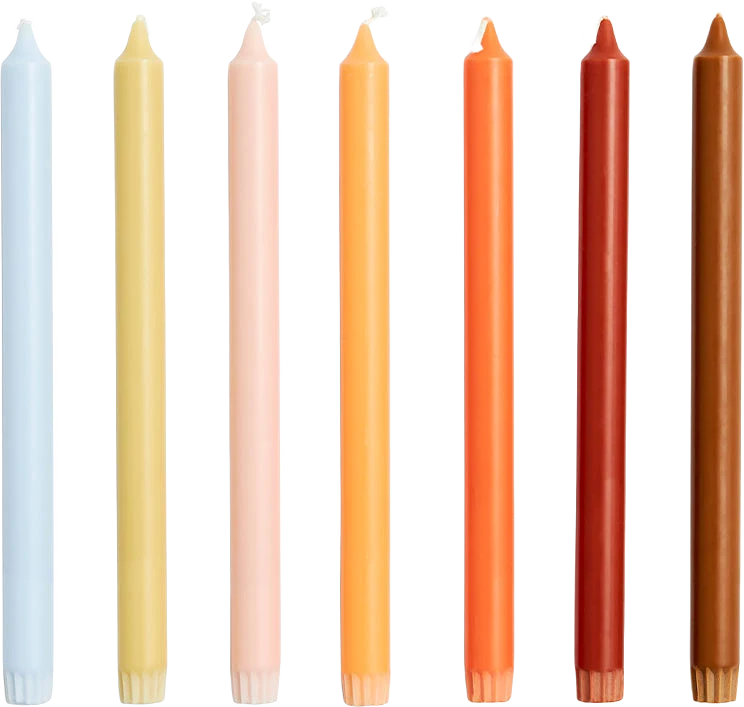 HAY Candle Set of 7 Gradient
