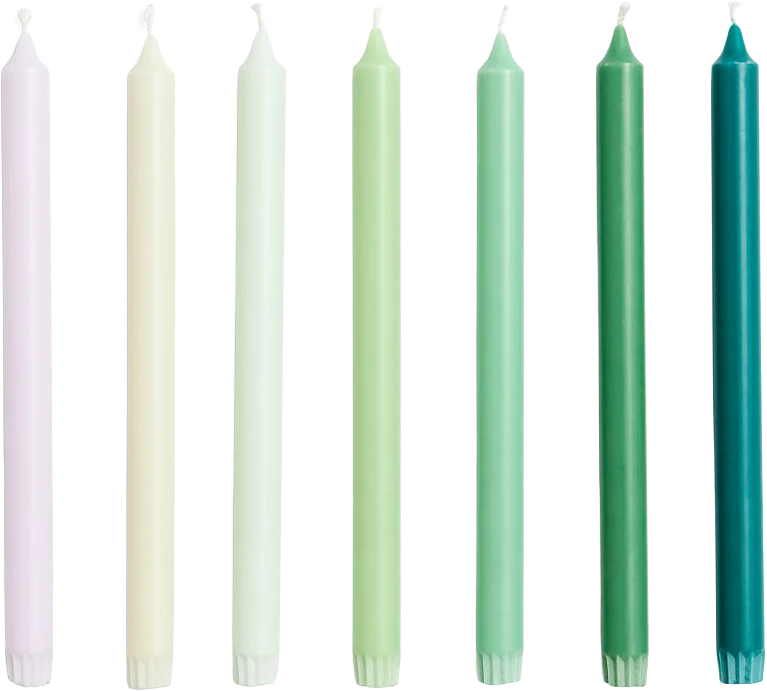 HAY Candle Set of 7 Gradient