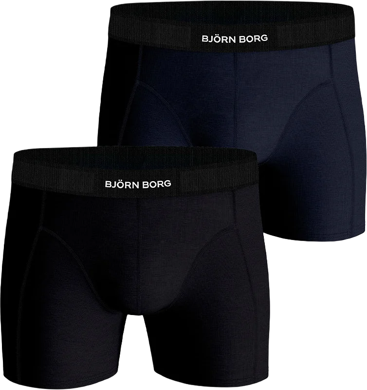 Premium Cotton Stretch Boxers 2-pack