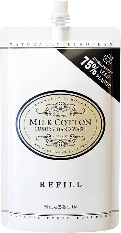 Hand Wash Refill Milk Cotton 750ml