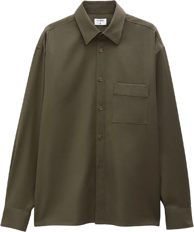 Wool Twill Shirt