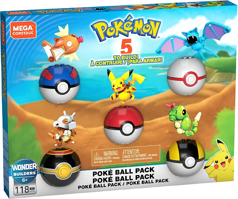 MEGA Pokémon Poké Ball 5-pack