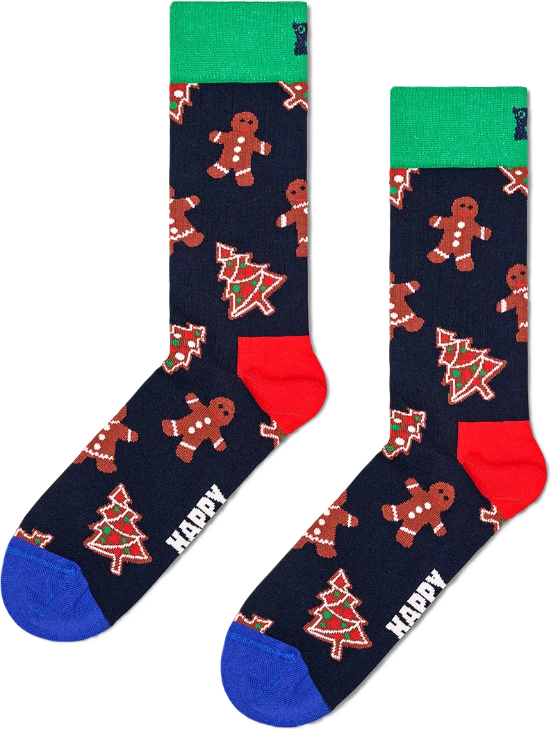 1-Pack Gingerbread Cookies Socks Gift Set