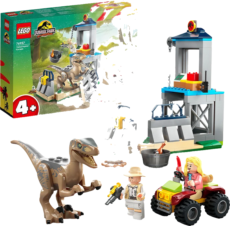 Jurassic Park Velociraptorflykt 76957 Bygg- och lekset