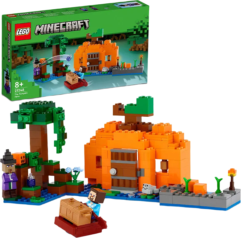 Minecraft® Pumpagården 21248 Bygg- och lekset