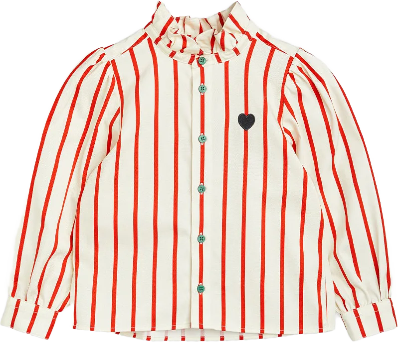 Stripe Blus i Twill