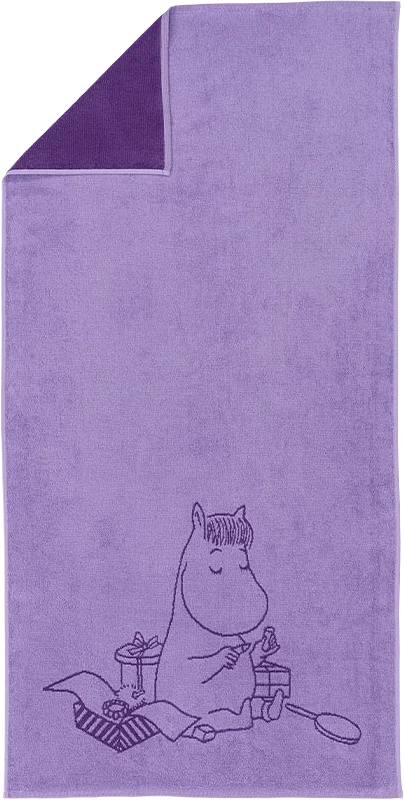 Mumin badhandd.70x140Snorkfröken violett