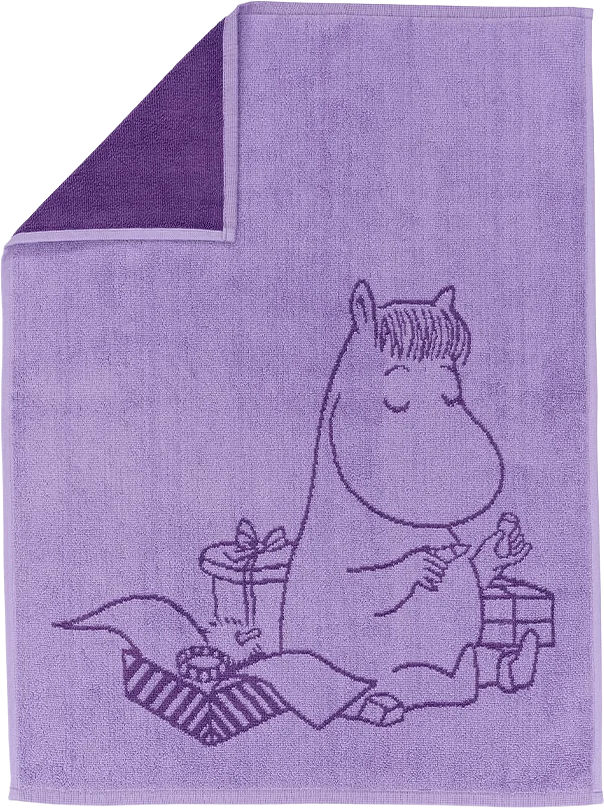 Mumin handduk 50x70 Snorkfröken violett