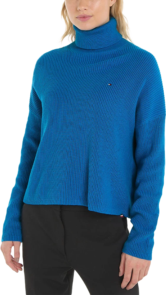 Funnel-neck sweater