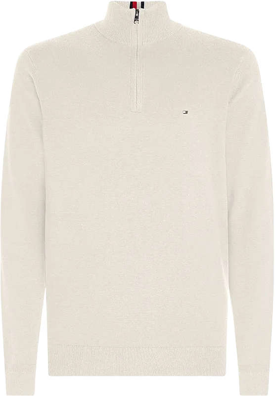 Mock neck zip mock neck sweater