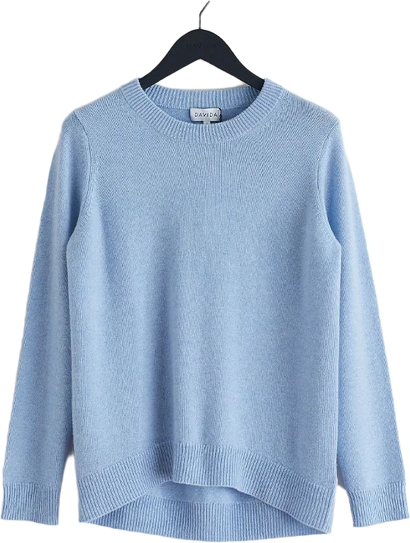 Cashmere Straight O-neck Sweater