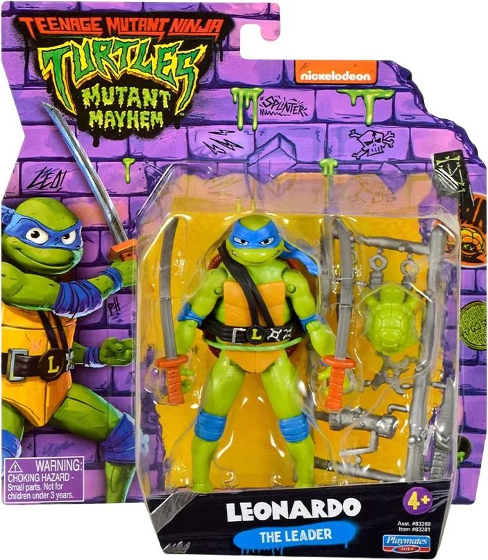 Turtles Mutant Mayhem Basic Figures Leonardo