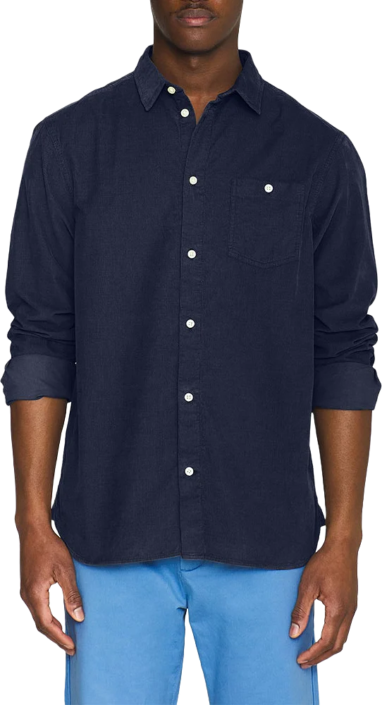 Regular Fit Corduroy Shirt - GOTS/Vegan