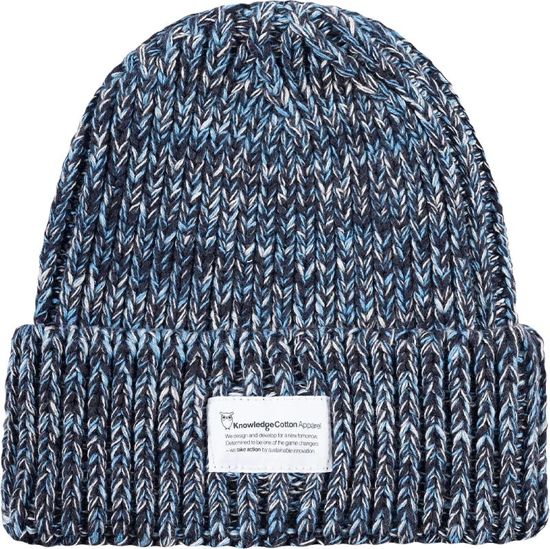 Knitted Rib Hat - GOTS/Vegan