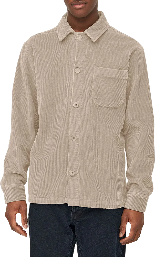 Stretched 8-wales Corduroy Overshirt - GOTS/Vegan