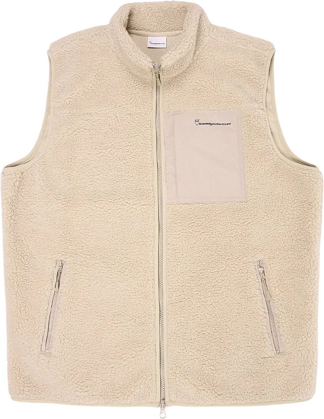 Teddy Fleece Vest - GRS/Vegan