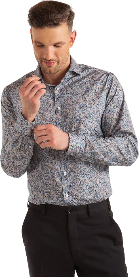 OSCAR PAISLEY Shirt  Slim Fit