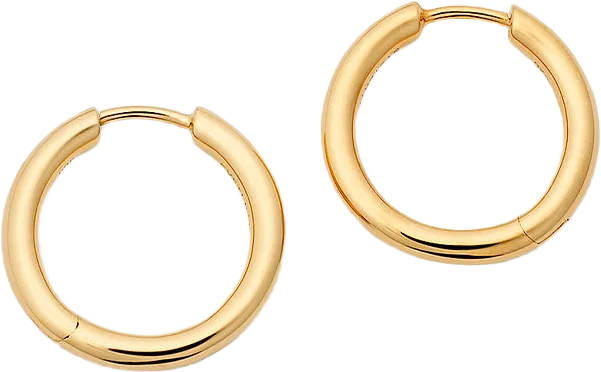 Beloved Fat Big Hoops Gold