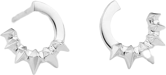 Uma Circle Earrings Silver