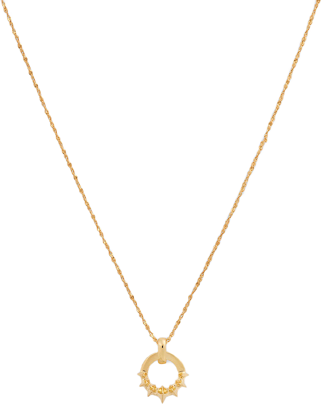 Uma Circle Necklace Gold