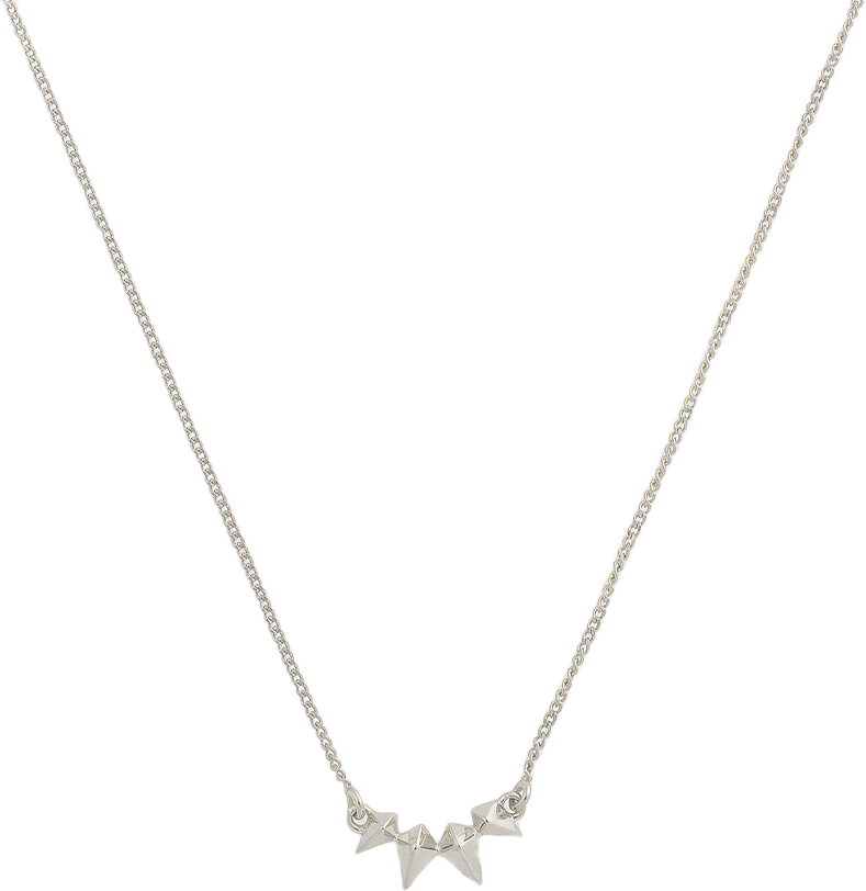 Uma Spike Necklace Silver