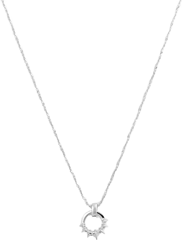 Uma Circle Necklace Silver