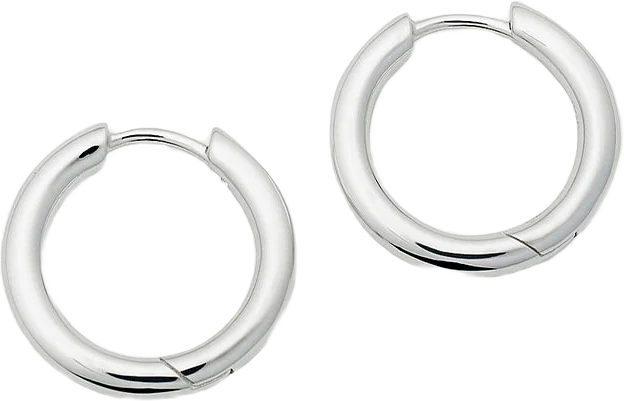 Beloved Fat Big Hoops Silver