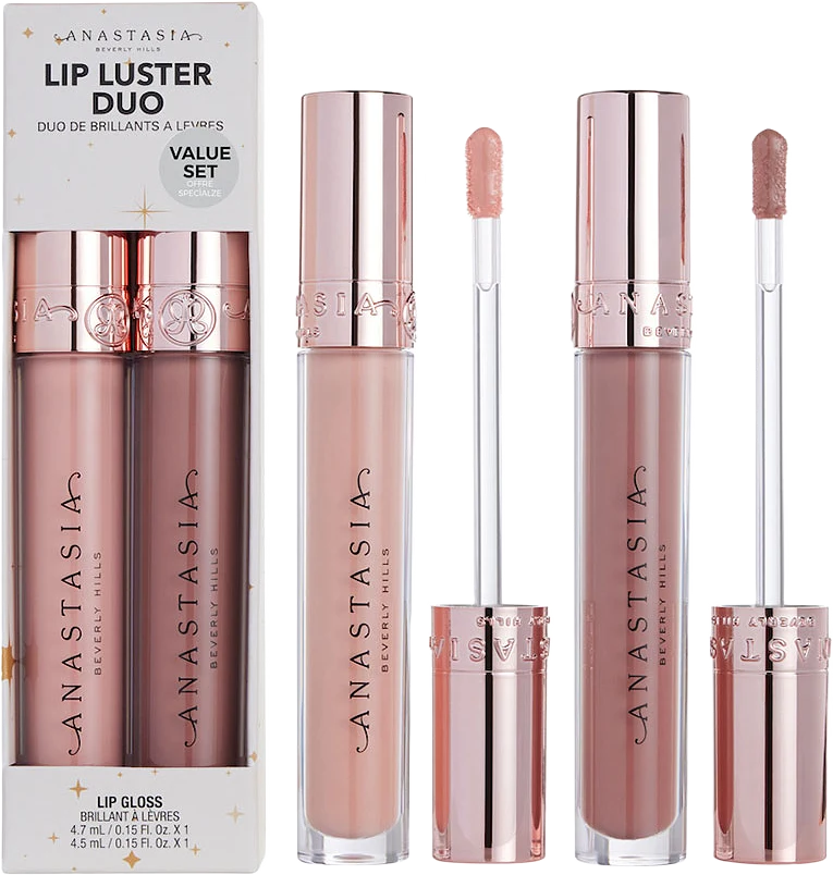 Lip Luster Duo - Deep Taupe & Guava