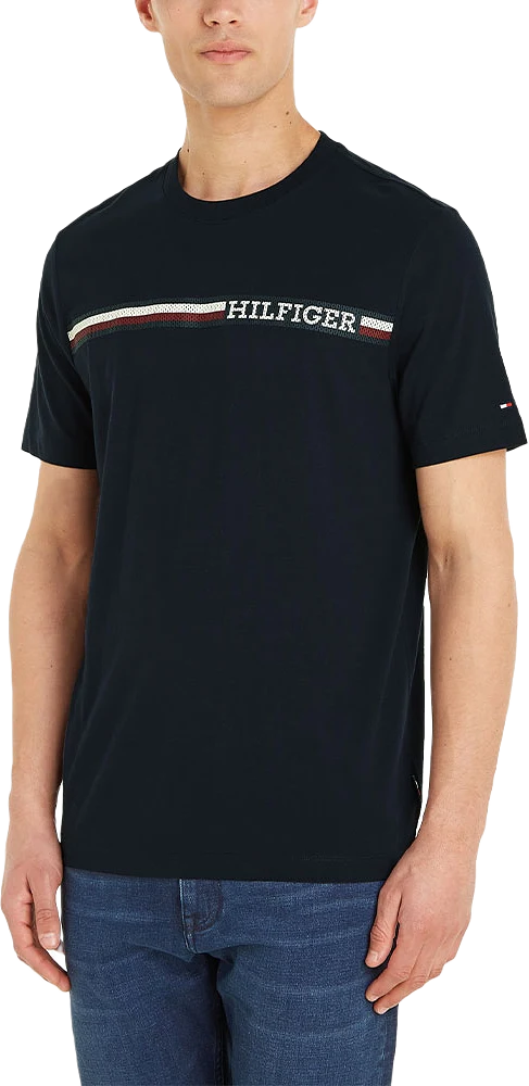 Tommy Hilfiger logo stripe t-shirt