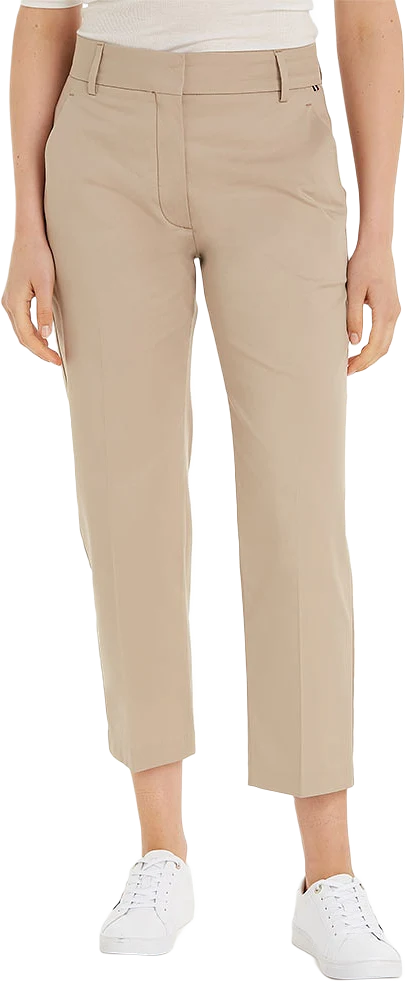 Slim straight chinos