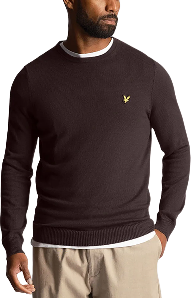 Cotton Merino Crew Neck Jumper