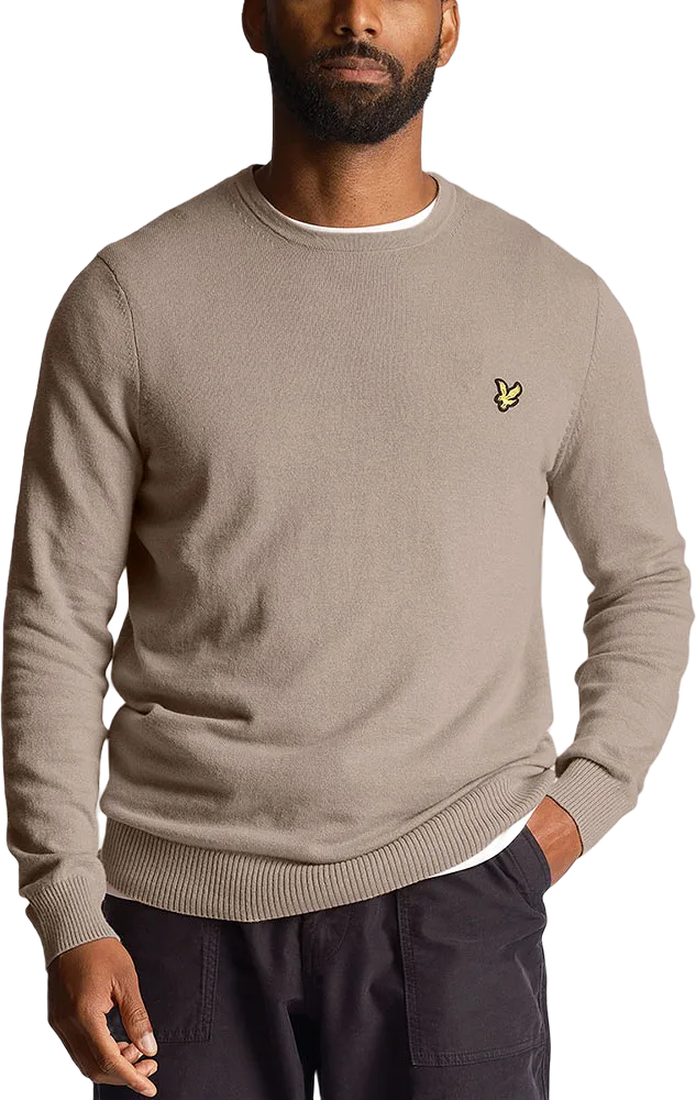 Cotton Merino Crew Neck Jumper