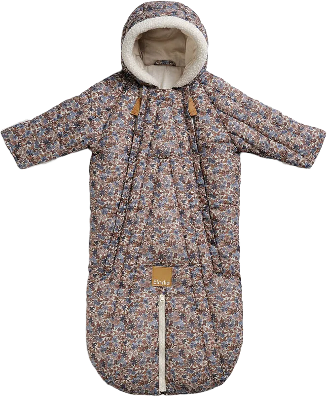 Baby Overall - Blue Garden 0-6m