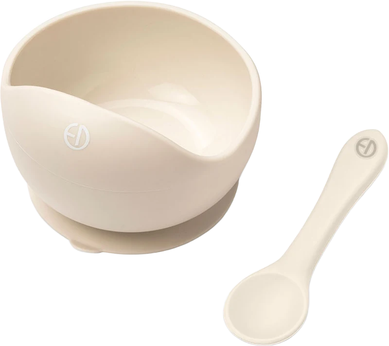 Silicone Bowl - Vanilla White