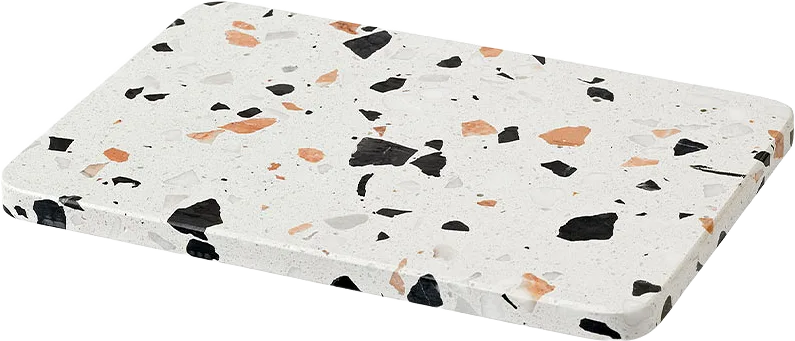 SERVE-IT serveringsfat L 16 cm white terrazzo