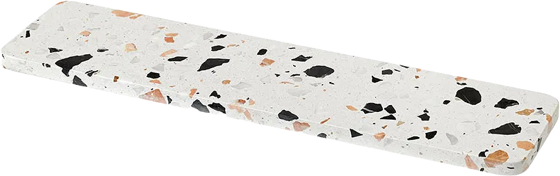 SERVE-IT serveringsfat L 40 cm white terrazzo