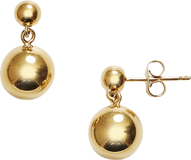 Drop of Gold Earring