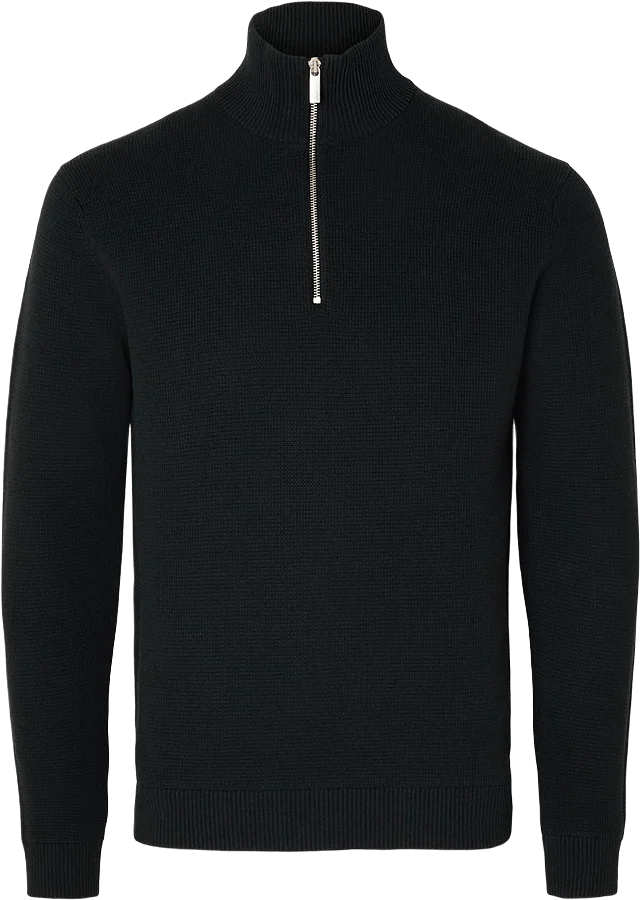 Stickad Tröja Half Zip DANE