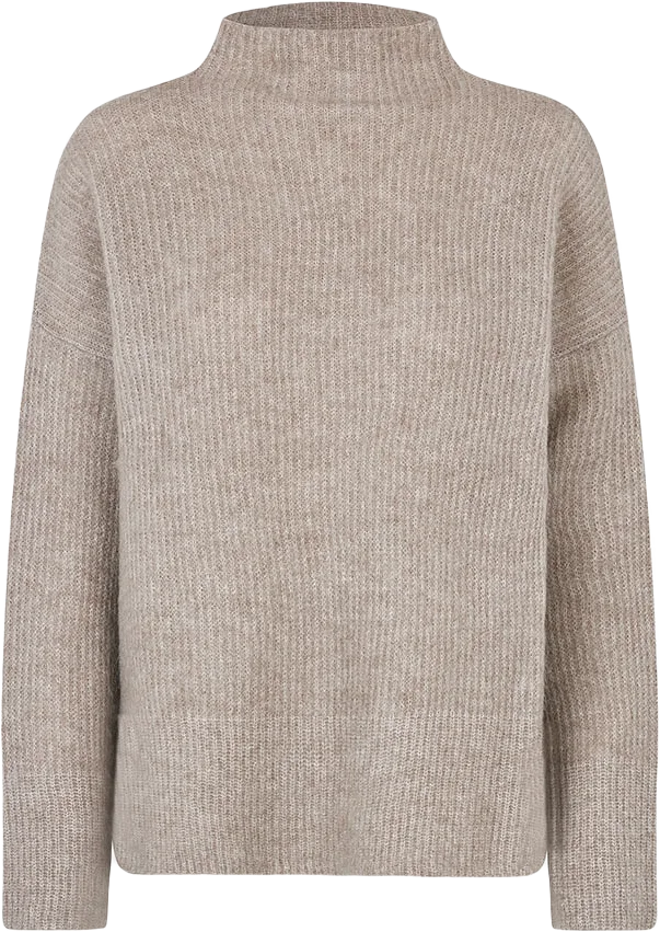 Brook Knit High Rib T-Neck