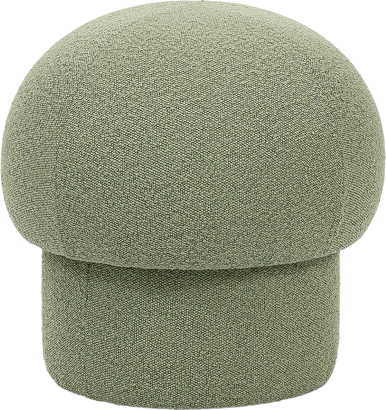 Uno Pouf - 50 cm, Grön