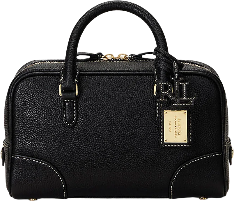 Pebbled Leather Small Emerie Satchel