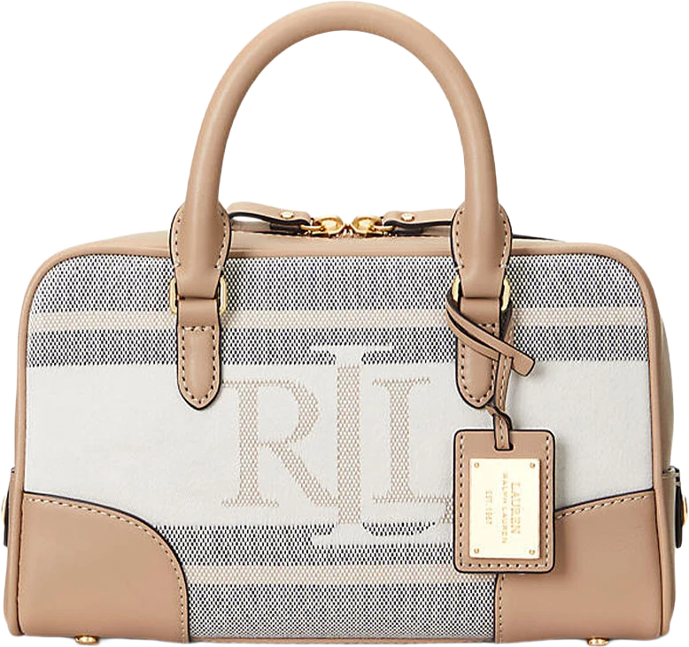 Monogram Jacquard Small Emerie Satchel