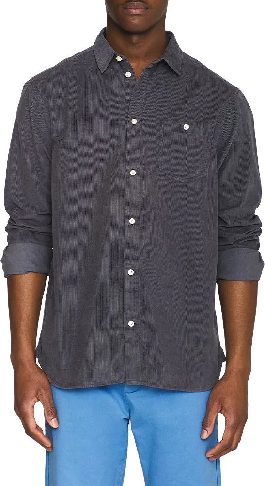 Regular Fit Corduroy Shirt - GOTS/Vegan