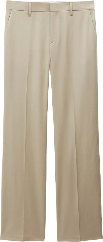 Trousers Bootcut Wool Trousers