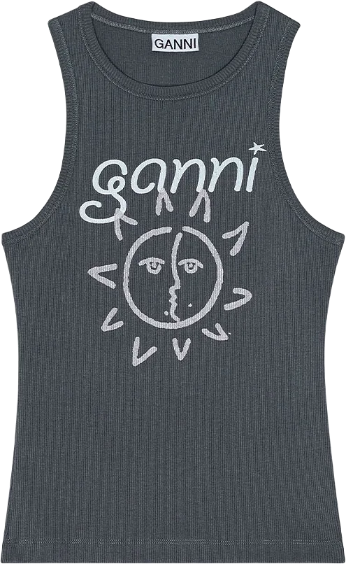 Tank Top Graphic Rib