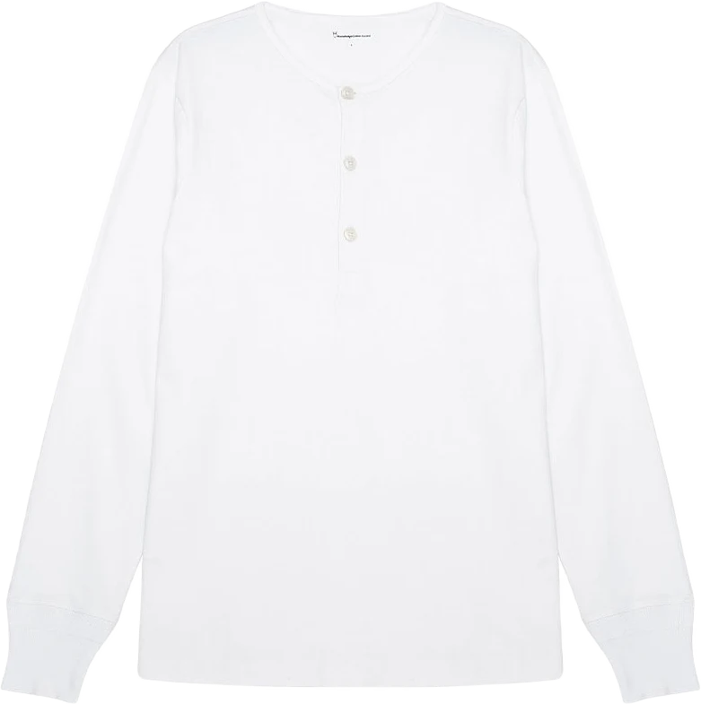 BO long sleeve henley - GOTS/Vegan