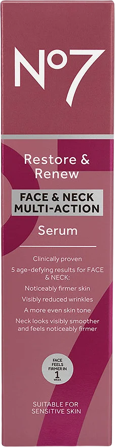 Restore & Renew Face and neck serum